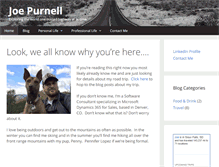 Tablet Screenshot of joepurnell.com